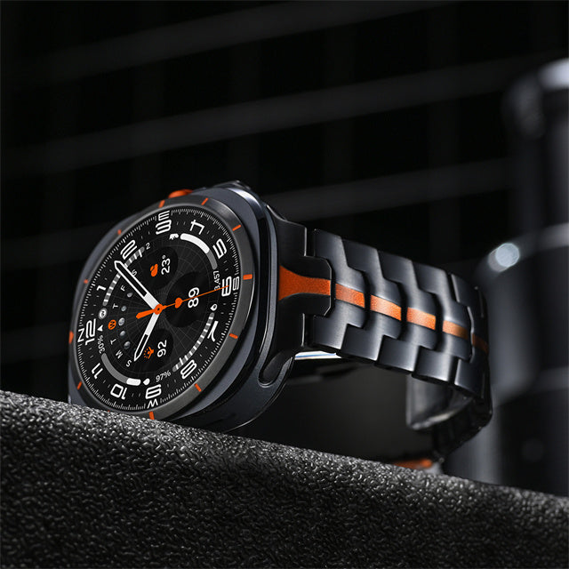 Aurora-Titanarmband – Verstellbare Faltschließe für die Samsung Galaxy Watch Ultra