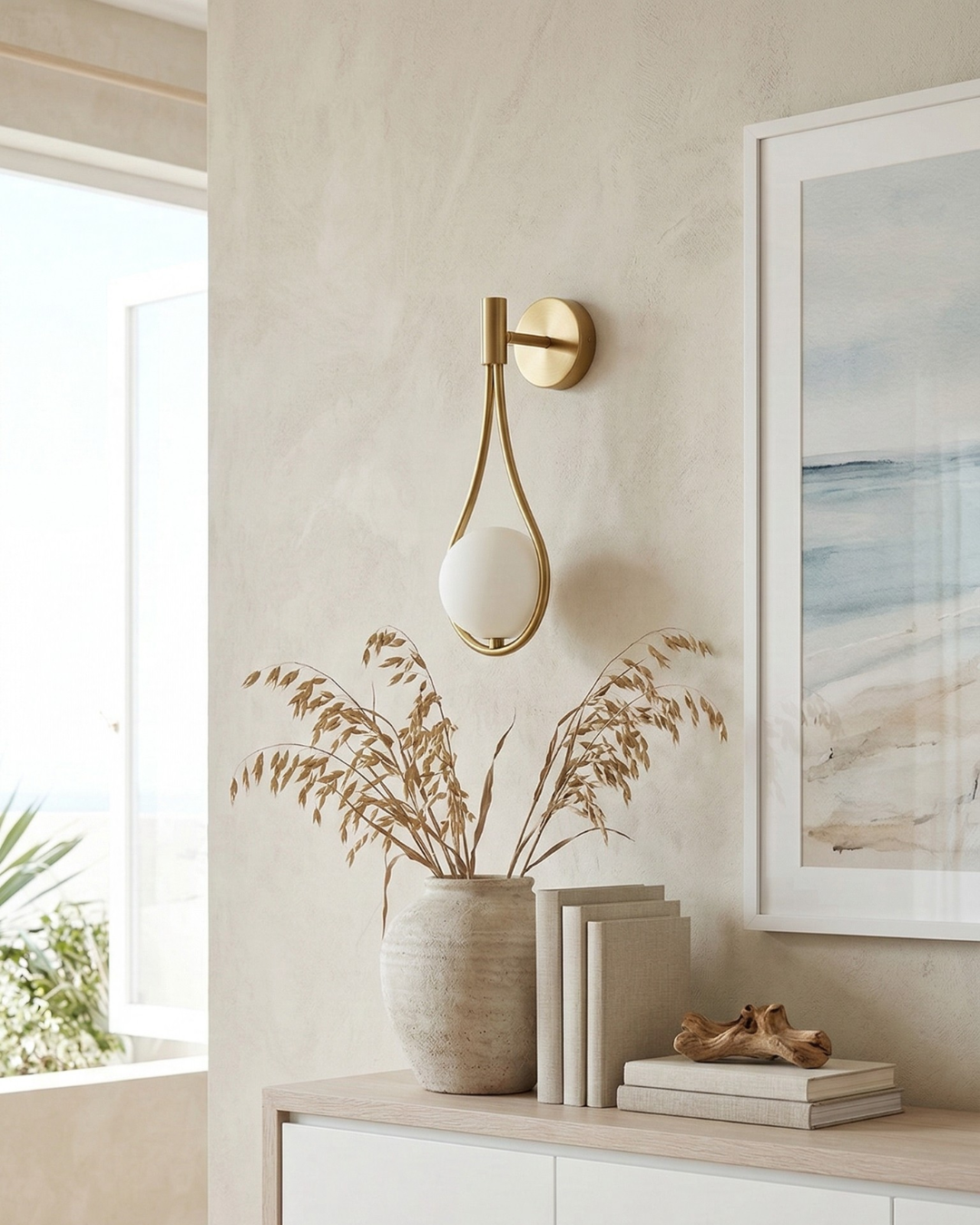 Nordic Wall Lamp with Glass Globe — Minimalist Lighting for Scandinavian Interiors - Lamylie