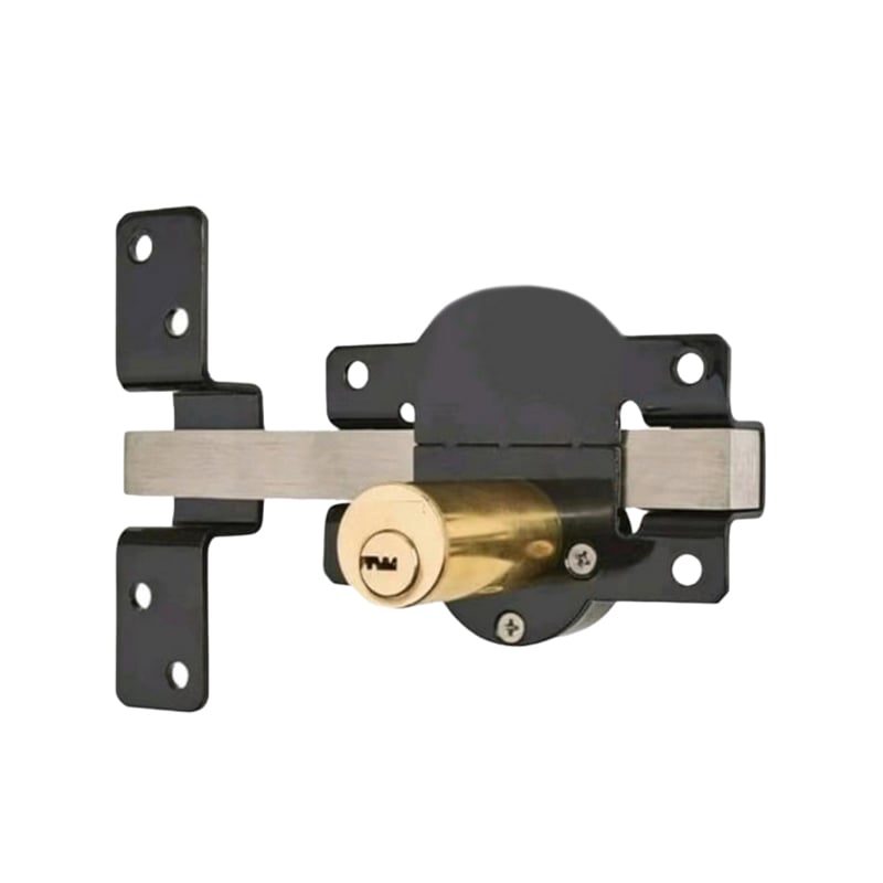 Cerradura para puerta con llave | Antióxido | Pestillo de resorte | GateSecure - Lamylie