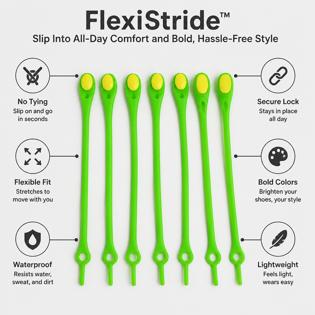 FlexiStride — Schlüpfe in ganztägigen Komfort und einen markanten, unkomplizierten Stil - Lamylie
