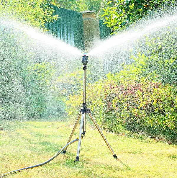 Aspersor de grădină rotativ la 360° cu model de pulverizare ajustabil | Ideal pentru peluze și grădini - Lamylie