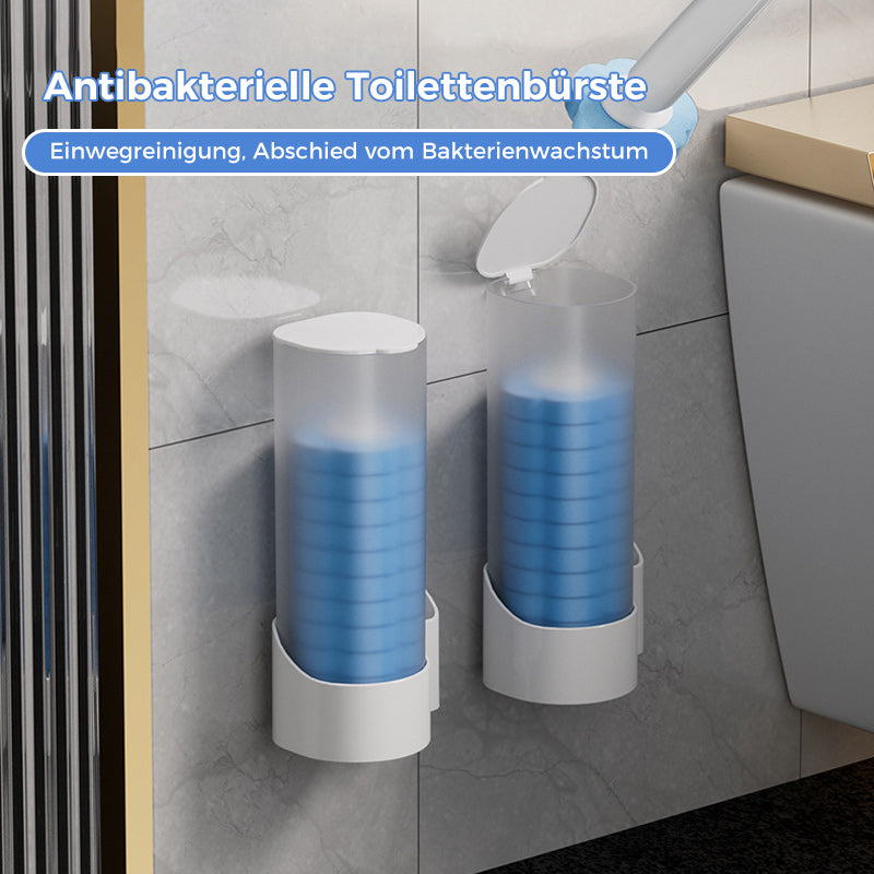 Engangstoiletbørste | antibakteriel | hygiejniske svampehoveder | CleanClick - Lamylie