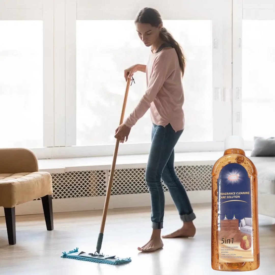Lattiamoppi | lattianpuhdistustyökalu kiillotukseen | puhdistaa ja suojaa yhdellä pyyhkäisyllä | CleanerPro - Lamylie