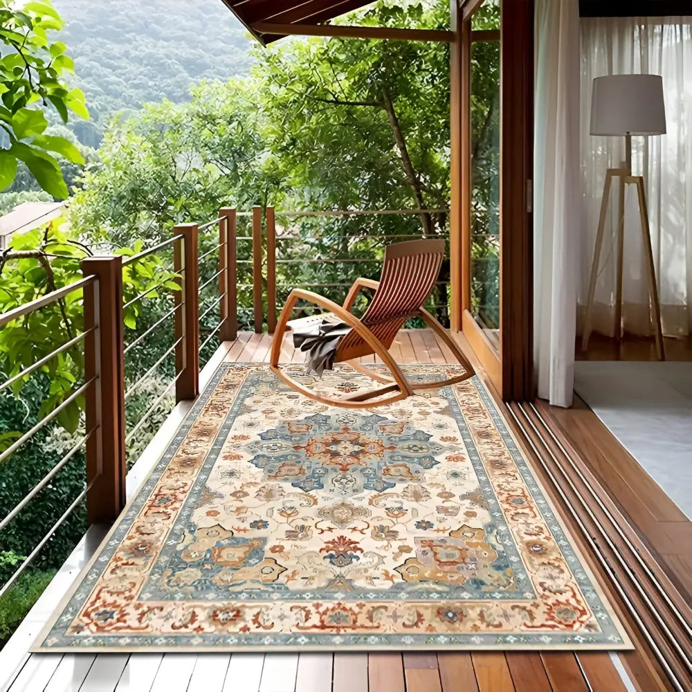 Tapis d’extérieur | Base en PVC antidérapante | Design nordique | FjordFloor - Lamylie
