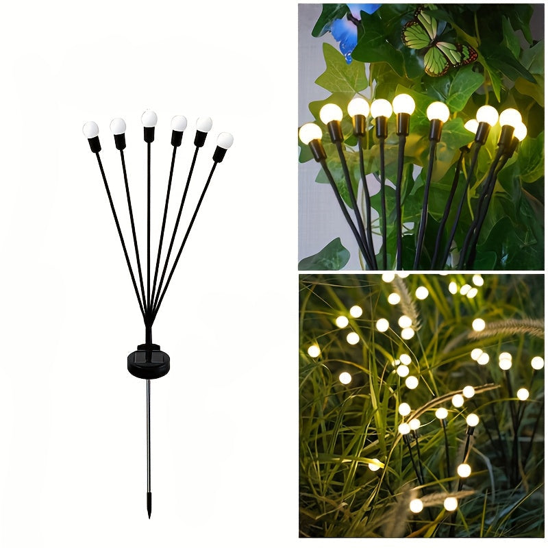 Luces solares LED de suelo Nightflare con efecto de luciérnaga — Configuraciones de 6/8/10 LED