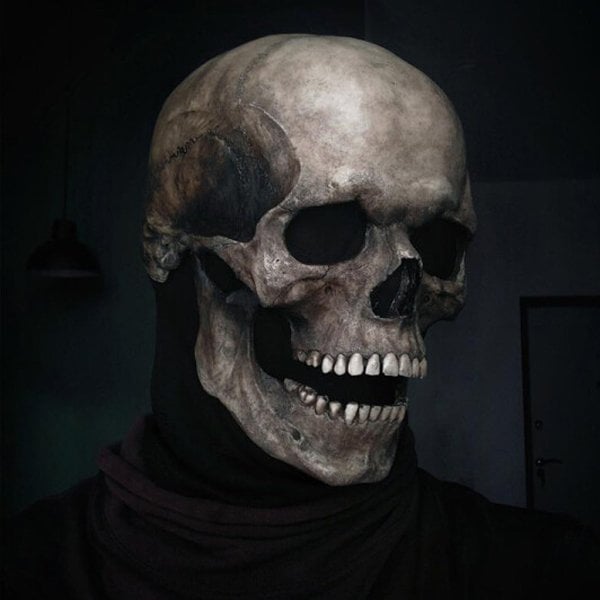DeathVeil Skull Mask — Haunt Every Room with Unmatched Realism and All-Night Comfort - Lamylie