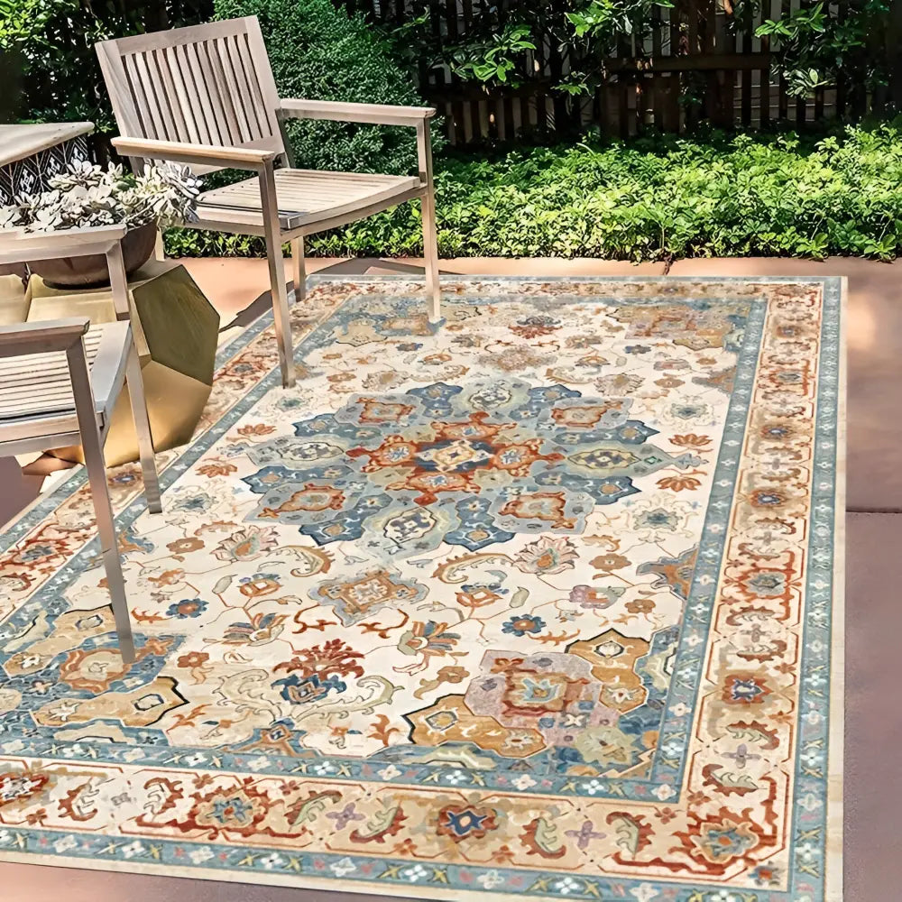 Tapis d’extérieur | Base en PVC antidérapante | Design nordique | FjordFloor - Lamylie