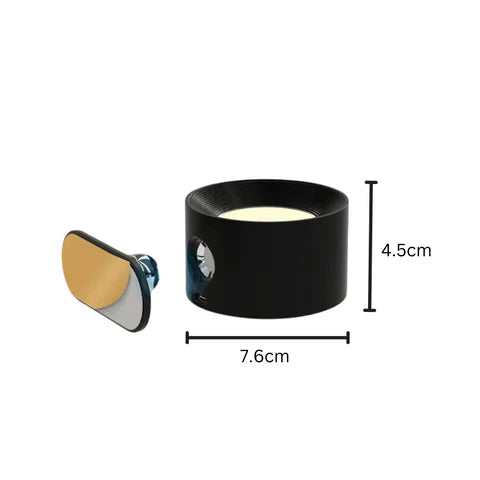 Rechargeable LED Wall Lamp with 360° Rotatable Head – Touch Sensor, Wire-Free Installation - Lamylie