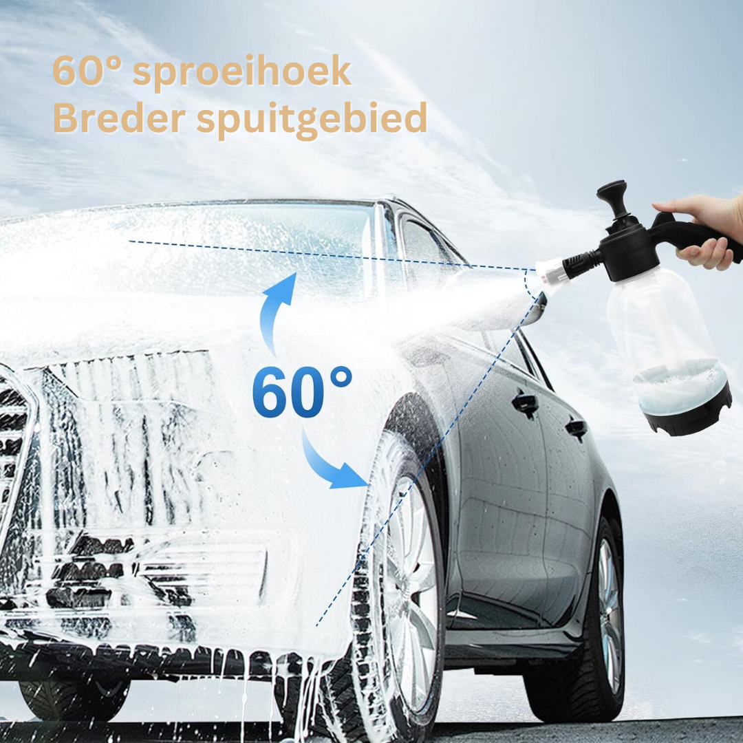 Foam Sprayer for Car Cleaning | 3 Nozzles for Deep Cleaning | White or Black - Lamylie