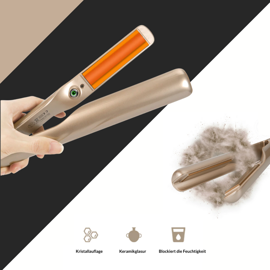 LustraWave Hair Styling Tool – Stunning Look with Visible Protection - Lamylie