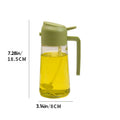 Dispensador y pulverizador de aceite de vidrio de doble función para la cocina - Lamylie