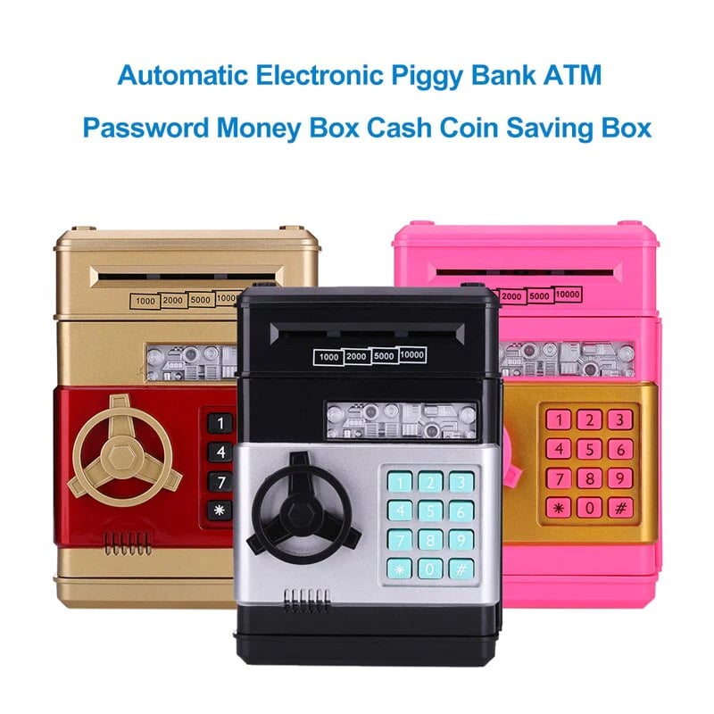 Mini Piggy Bank - Safeguards Pocket Money and Turns Saving into Fun Adventure for Kids - Lamylie