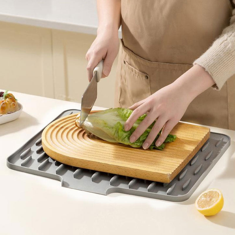 Tapis multifonctionnel en silicone pour protéger de la chaleur et sécher | Antidérapant et résistant à la chaleur | Globetrek - Lamylie