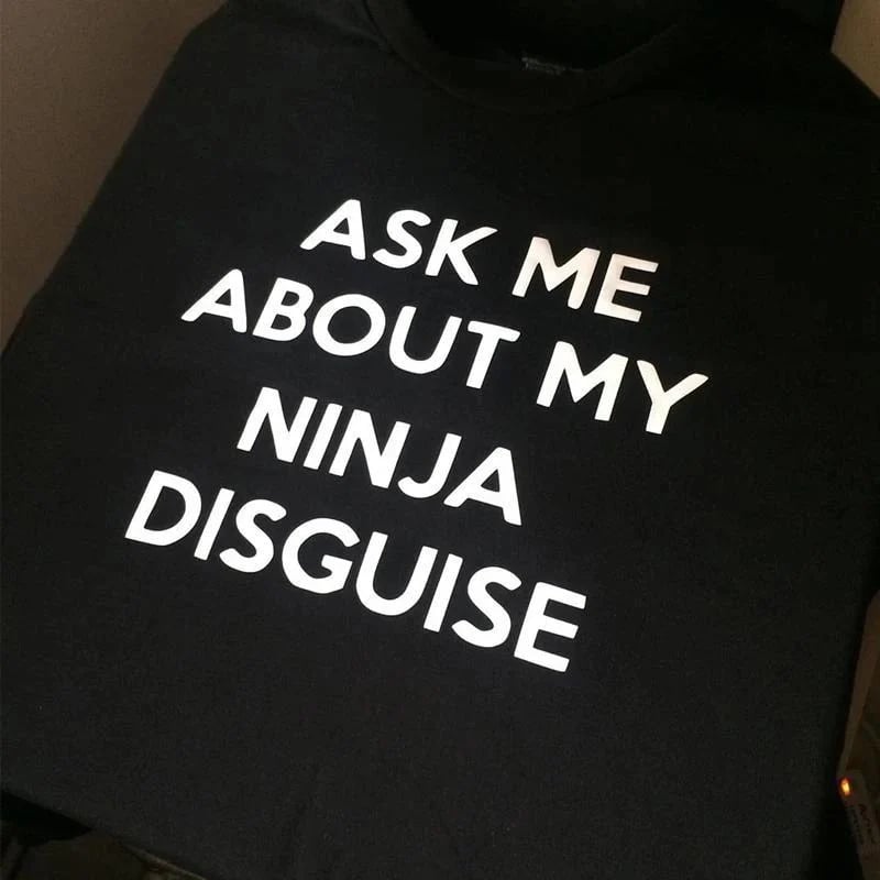 T-shirt métamorphose masque ninja – Design ShadowNinja – Lamylie