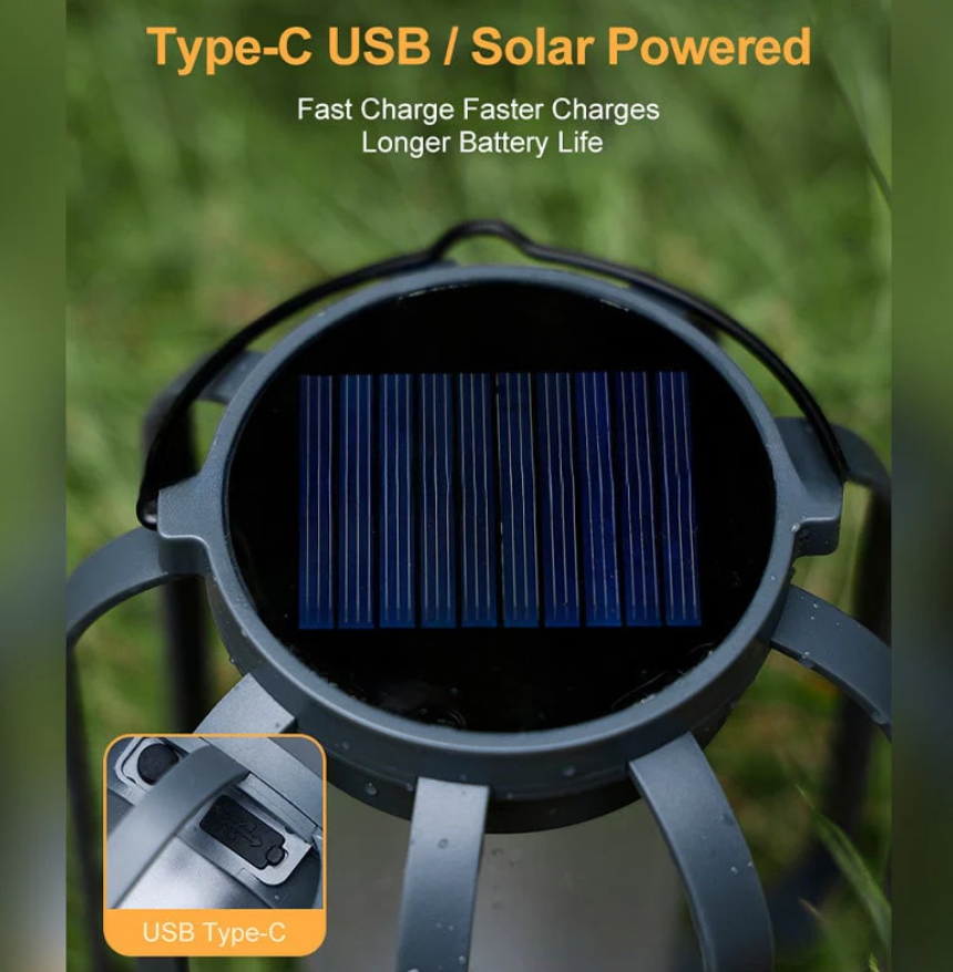 LumaFlick Solar Flame Lantern — Transform Your Nights with Cozy, Captivating Glow That Lasts All Evening - Lamylie