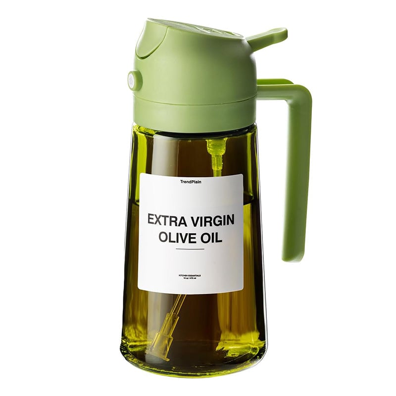 Dispensador y pulverizador de aceite de vidrio de doble función para la cocina - Lamylie