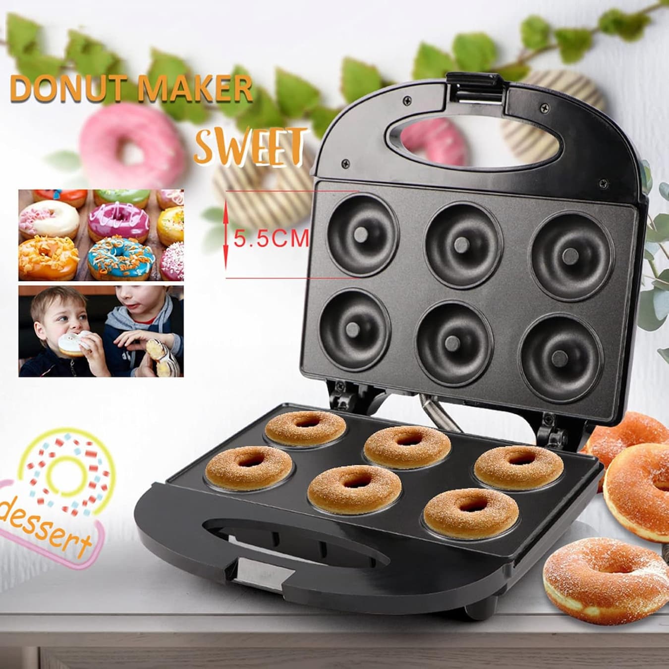 Machine à mini-beignets pour des gourmandises irrésistibles – facile et amusante à utiliser - Lamylie
