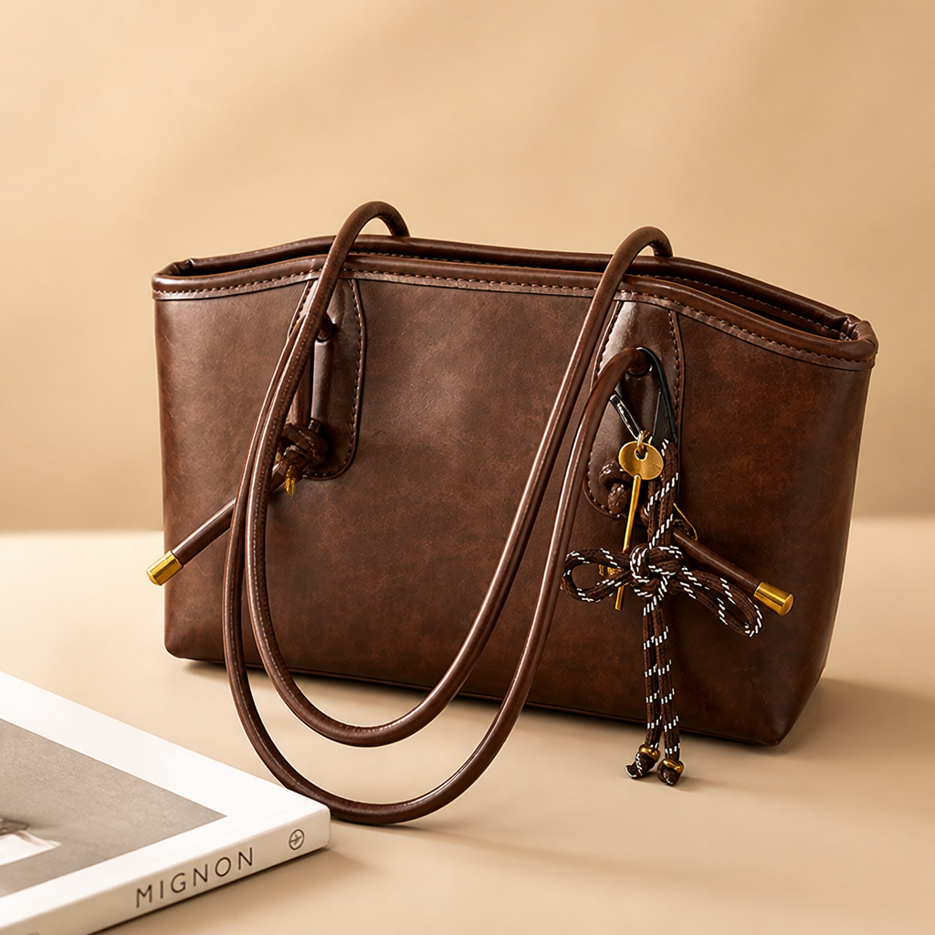 LUXORA PU Leather Shoulder Bag — Own Effortless Elegance That Powers Your Every Move - Lamylie