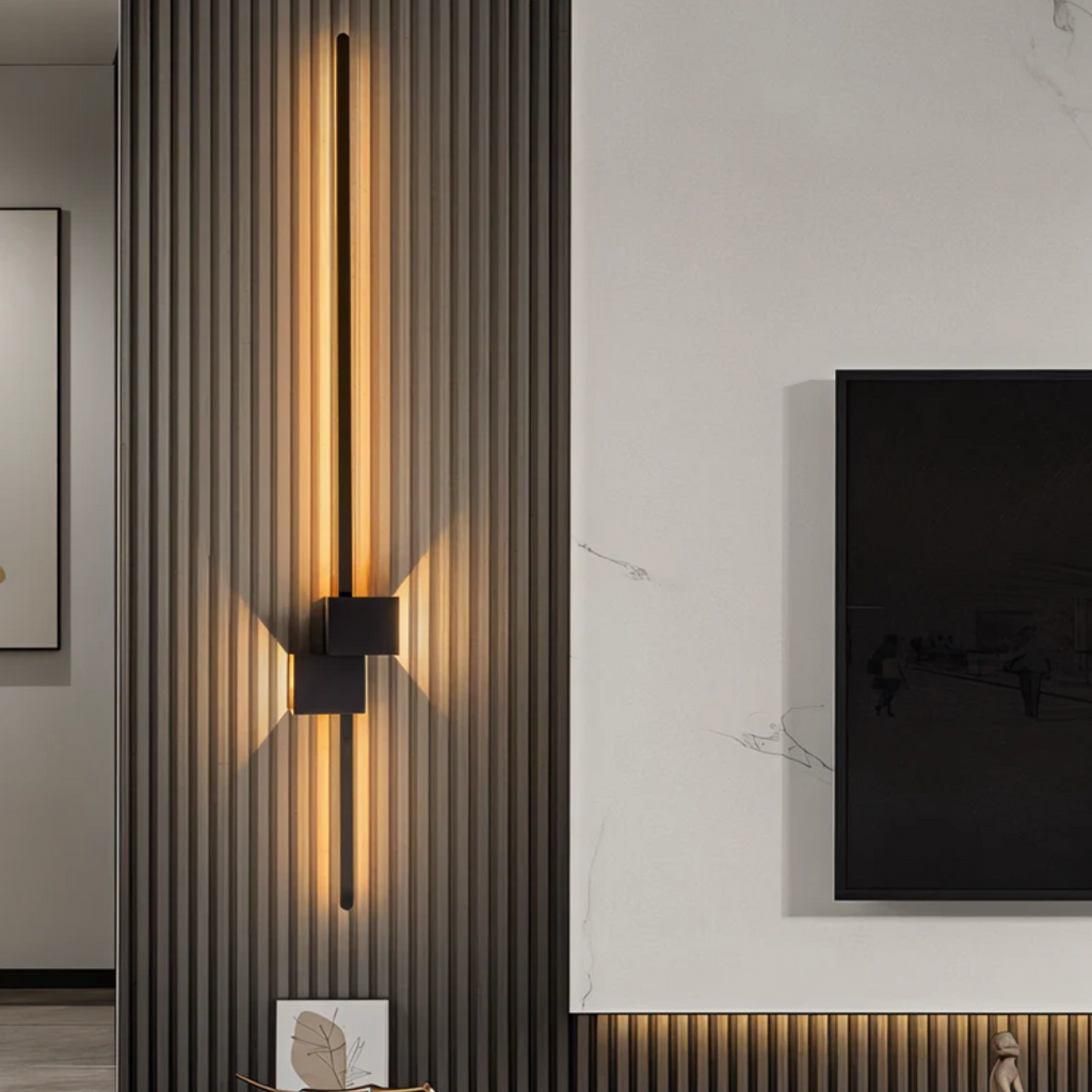 LumiNova minimalistisk LED-vegglampe — ren, moderne silhuett