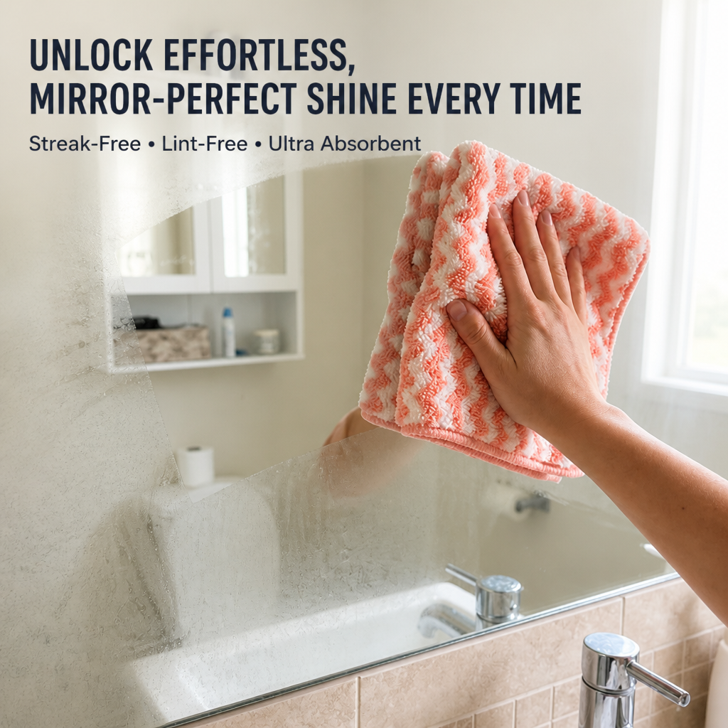 LumiClair Ultrasoft Cloths — Unlock Effortless, Mirror-Perfect Shine Every Time - Lamylie
