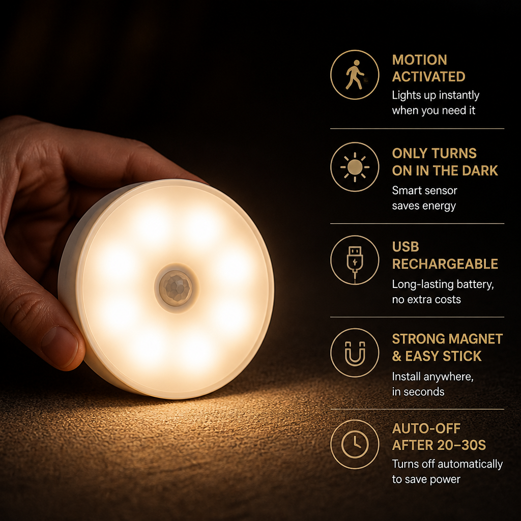 LumiSure — Instant, Hands-Free Light That Makes You Feel Safe and In Control - Lamylie