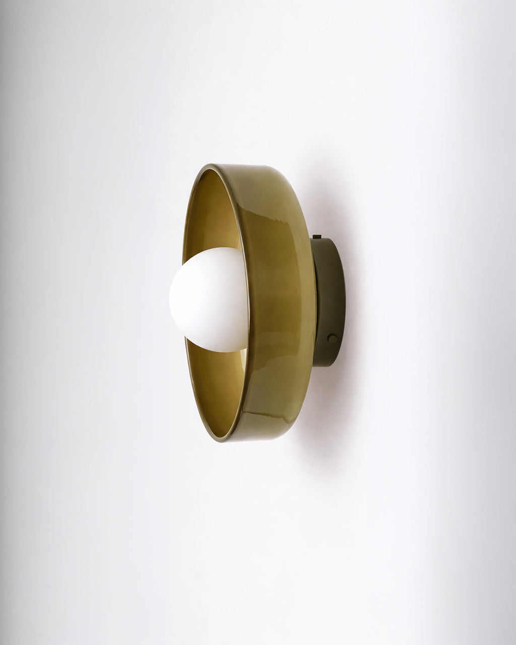 Minimalist Glass Wall and Ceiling Lamp — Modern Lighting for Hallway & Bedroom — Dimmable LED — Ø25 / Ø35 cm - Lamylie