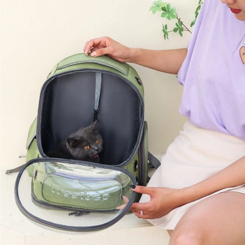 Zaino trasparente per trasportare animali di piccola taglia – Design traspirante - Lamylie