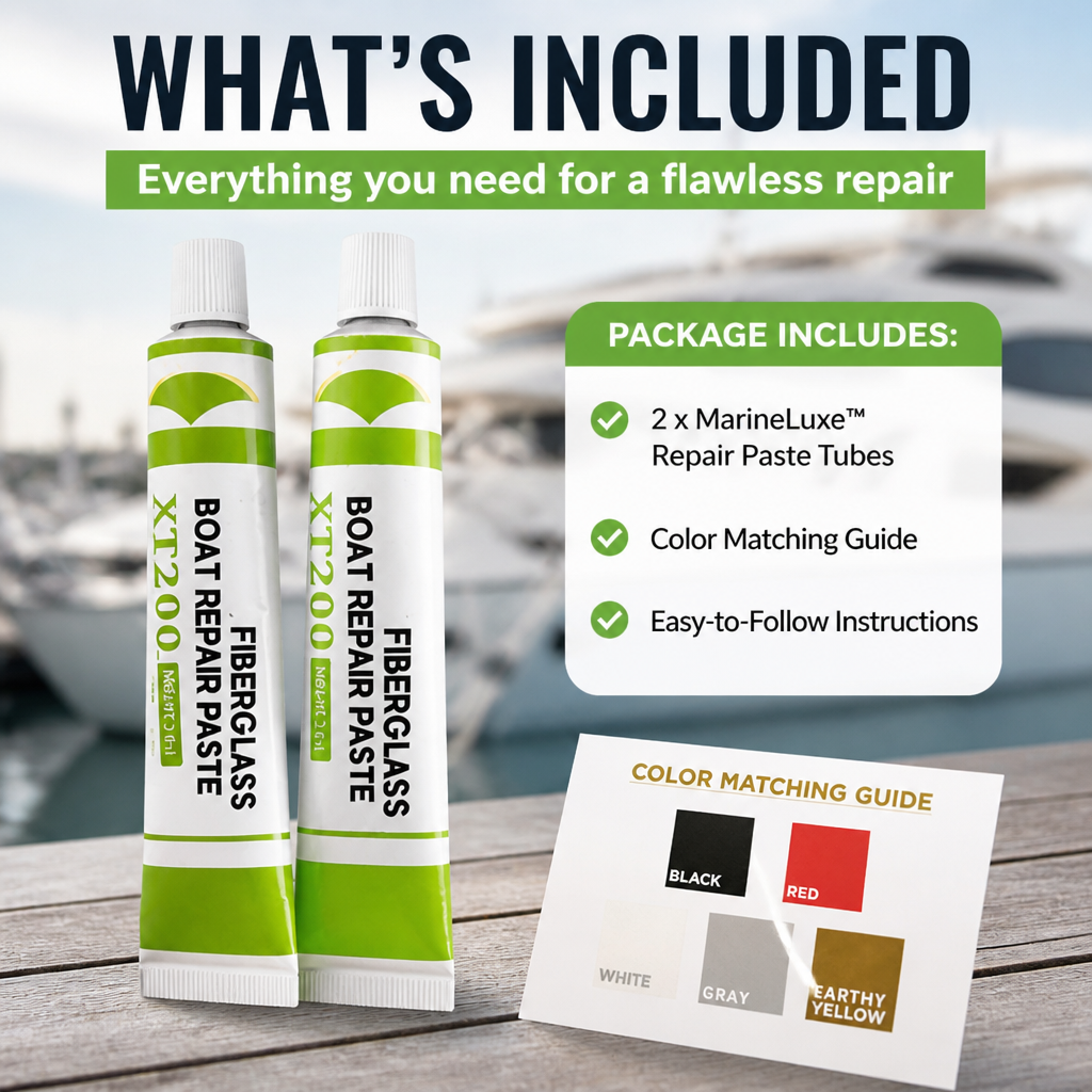 MarineLuxe Repair Paste — Instantly Restore Your Fiberglass to Flawless, Show-Stopping Shine - Lamylie