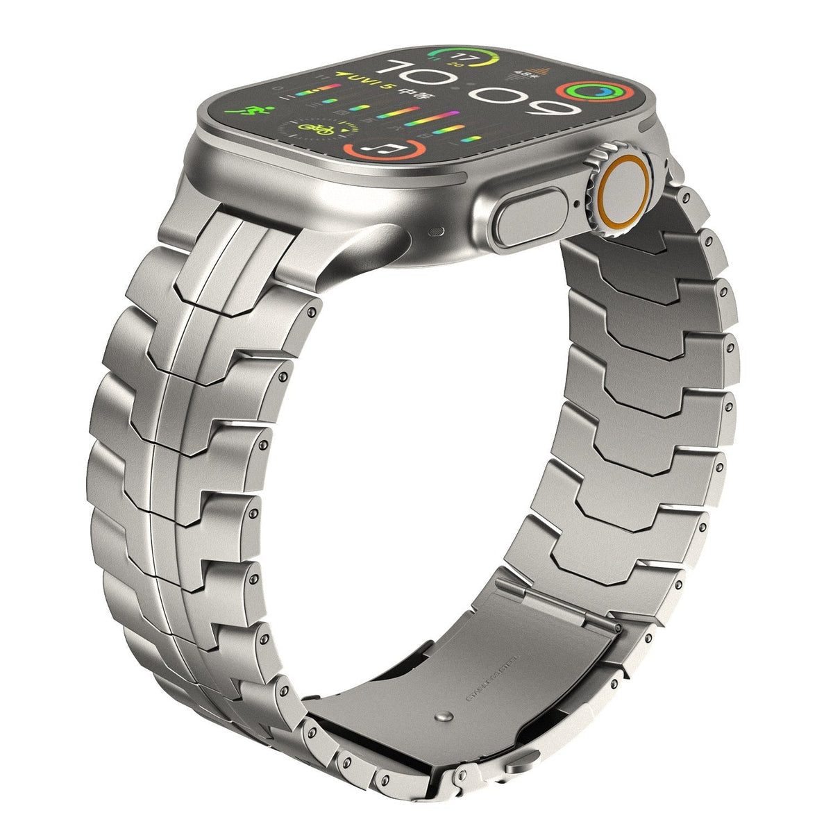 Řemínek AeroLink z titanu třídy 2 pro Apple Watch — lehká konstrukce o hmotnosti 66 g