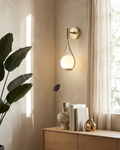 Nordic Wall Lamp with Glass Globe — Minimalist Lighting for Scandinavian Interiors - Lamylie