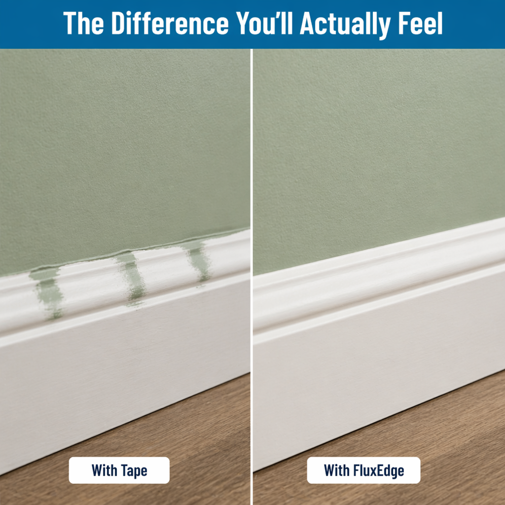 FluxEdge Paint Edger — Maluj idealnie ostre krawędzie bez taśmy, zacieków i poprawek - Lamylie