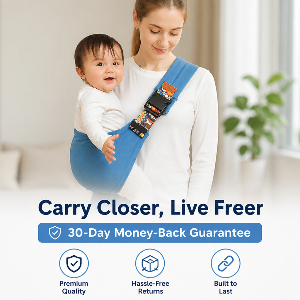 GlideNest BabySling — Opplev gleden ved håndfri, koseaktig komfort hele veien - Lamylie