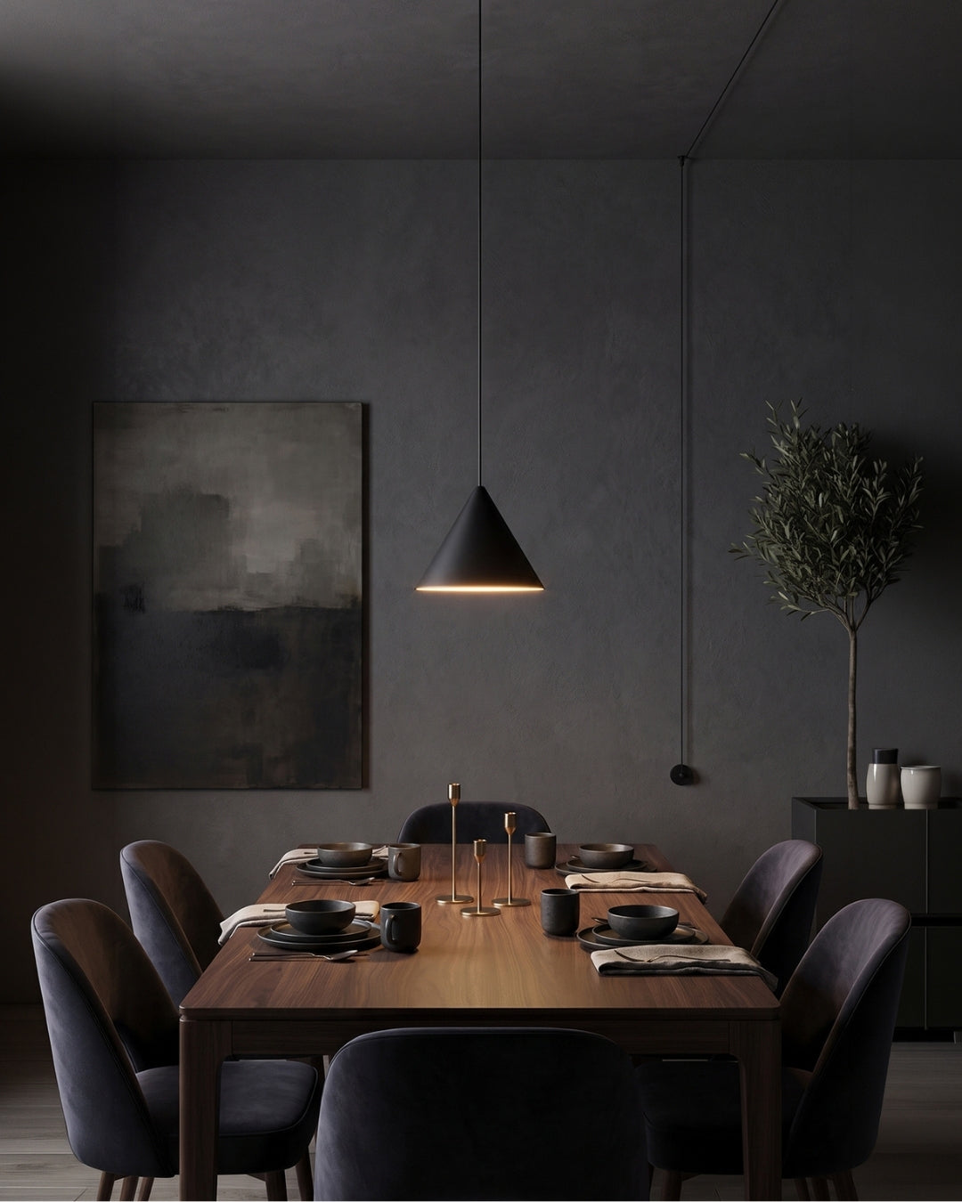 Stella Pendelleuchte | Aluminium Geometrisches Design mit verstellbarer Kabellänge und LED-Beleuchtung - Lamylie