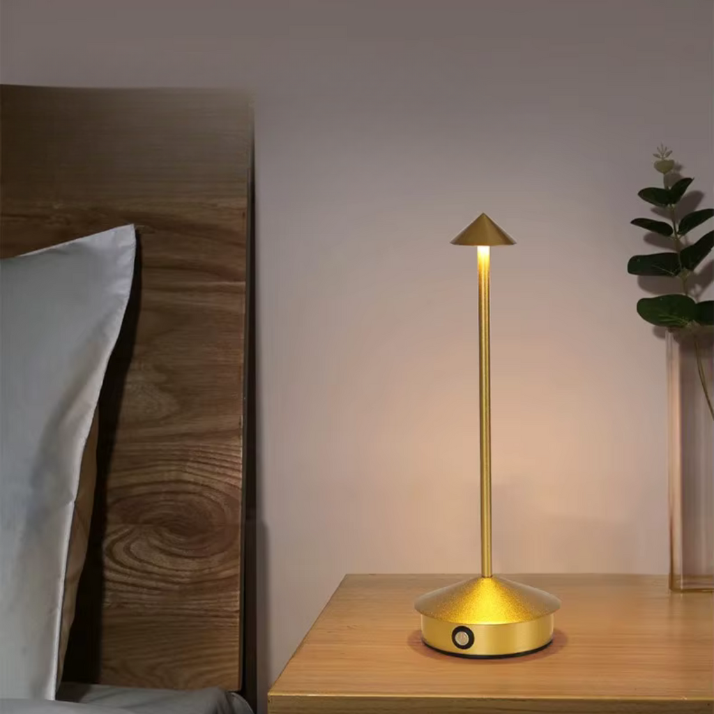 Rechargeable Cordless LED Table Lamp - Waterproof and Dimmable with USB-C - Lamylie