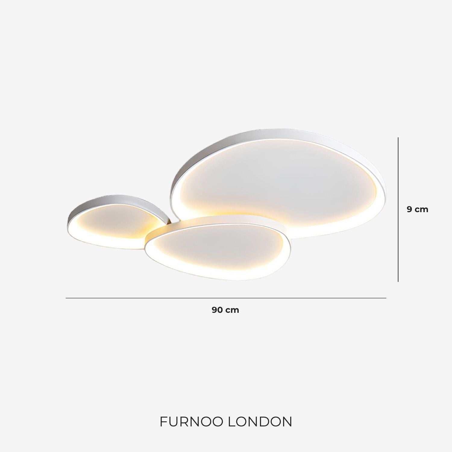 Pinnacle LED Ceiling Lamp | Minimalist Modern Ceiling Lighting with Subtle Refinement - Lamylie