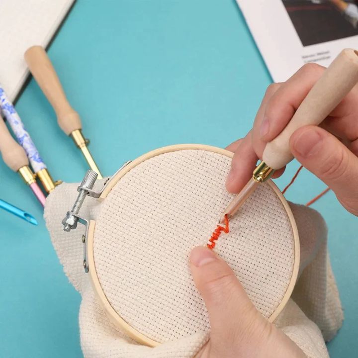 Broderisett | Presis broderiteknikk | Ergonomisk håndtak for komfort | StitchSage - Lamylie