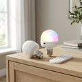 Wiederaufladbare E27 RGB LED-Lampe mit Fernbedienung – kabellose Installation - Lamylie