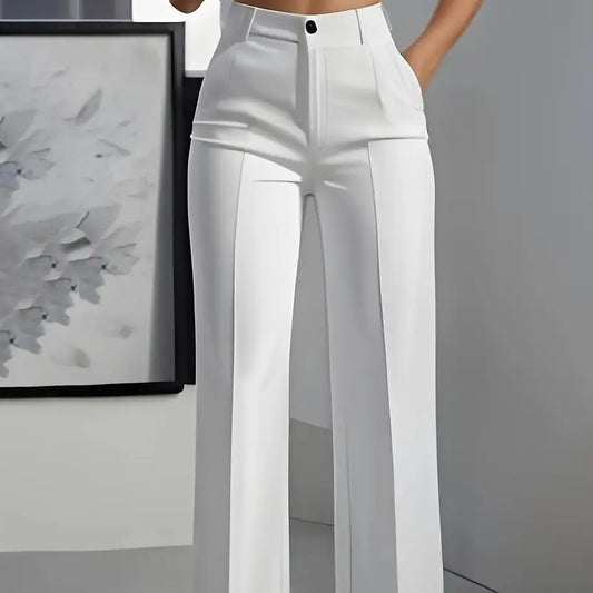 Pantalon Minimaliste Blanc pour Femme
