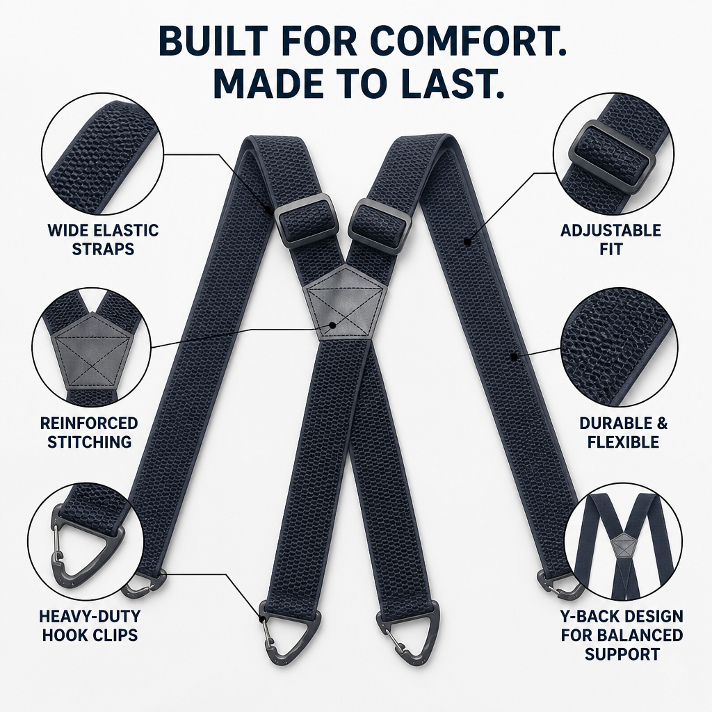 IronHold Suspenders — Εξαιρετικά σταθερή στήριξη που δεν σας απογοητεύει ποτέ - Lamylie