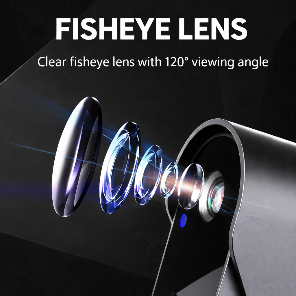门铃摄像头 | 实时查看与双向通话 | 支持夜视 | RingCam - Lamylie