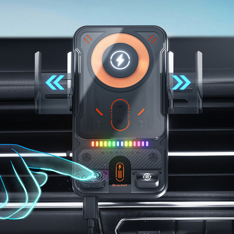 ChargeCruze — Greppa, ladda och kör handsfree med 15 W automatisk klämkraft - Lamylie