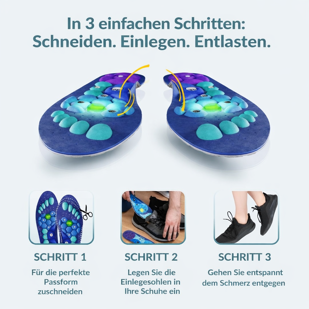 Magnetic Insoles for Effortless Walking – Experience Lightness in Your Feet - Lamylie