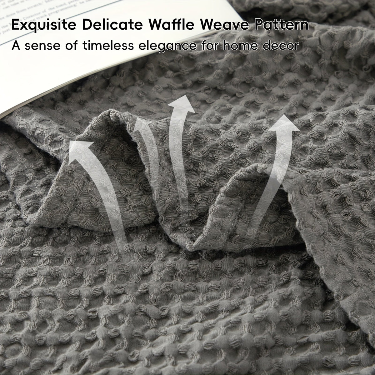 Coperta waffle accogliente Cloudweave — Tessuto leggero, resistente e adatto all’uso quotidiano