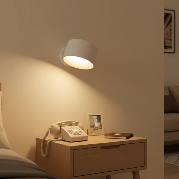 Wiederaufladbare LED-Wandleuchte mit verstellbarem Kopf - Lamylie