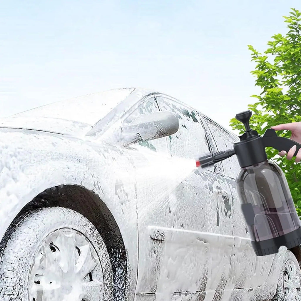Foam Sprayer for Car Cleaning | 3 Nozzles for Deep Cleaning | White or Black - Lamylie