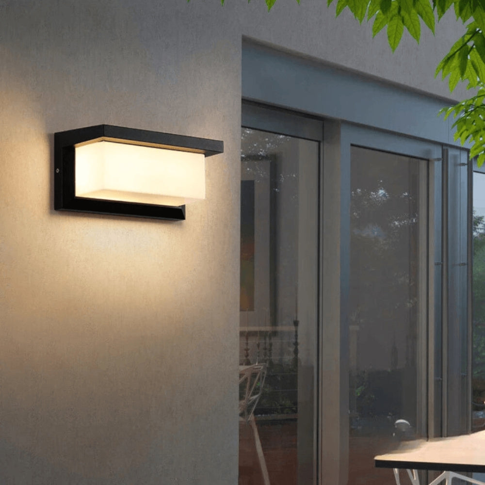Outdoor LED Wall Lantern with Motion Detector – 20W Weather-Resistant - Lamylie