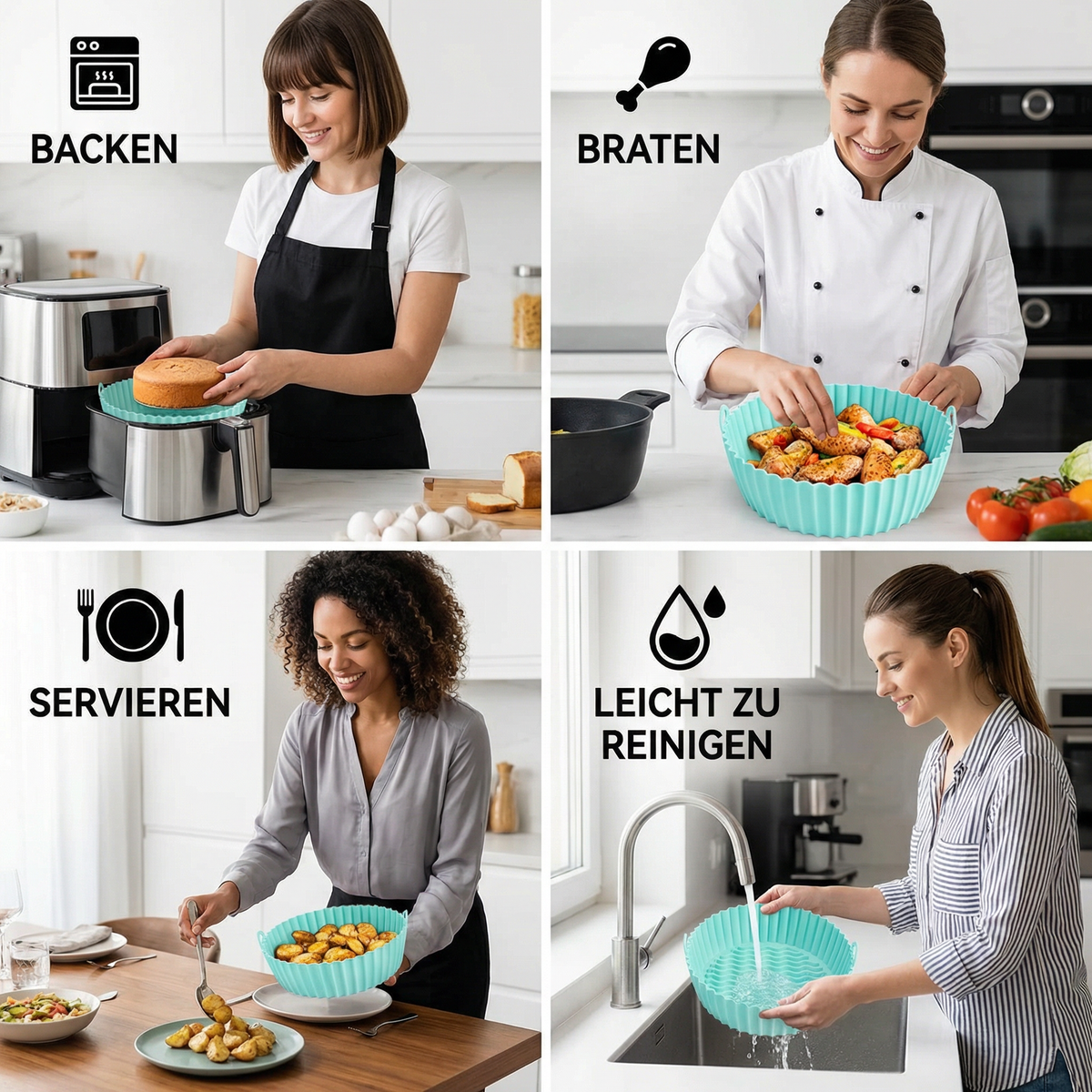 CrispEase – Non-Stick Cooking Aid for Easy Crisping and Quick Cleaning - Lamylie