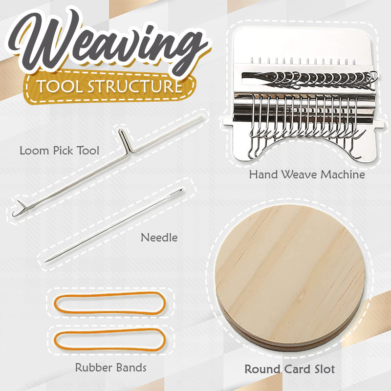 Rammendo dei vestiti | Piccolo telaio da tessitura | Rammendo preciso | ThreadMaster - Lamylie