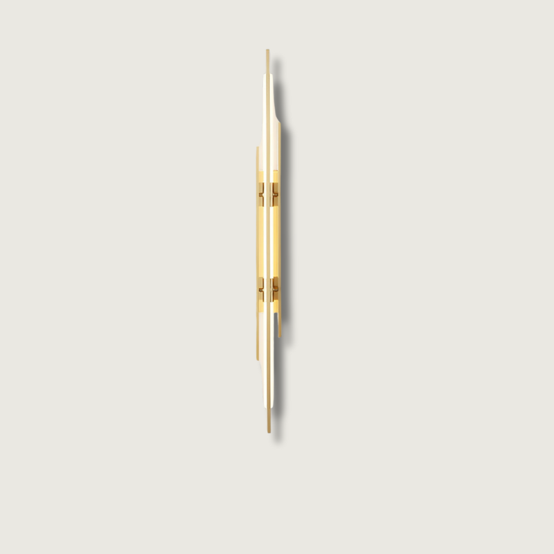 Nova Luxe LED-vegglampe i gull — moderne stil, slitesterk konstruksjon, varmt lys