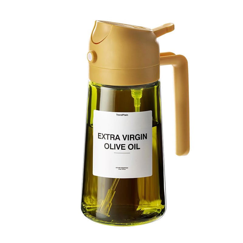 Dispensador y pulverizador de aceite de vidrio de doble función para la cocina - Lamylie
